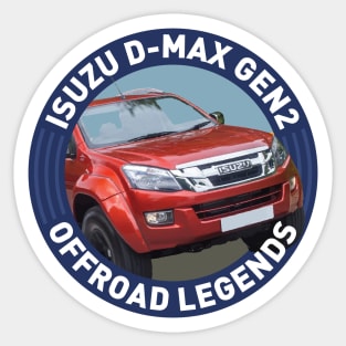 4x4 Offroad Legends: Isuzu D-Max 2nd Gen Sticker